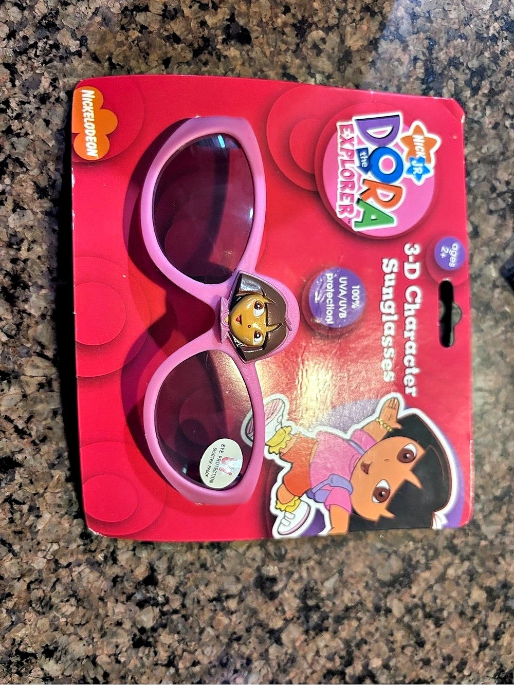 Nickelodeon Dora 3D Character Sunglasses Pink & Purple NWT Kids Sunglasses